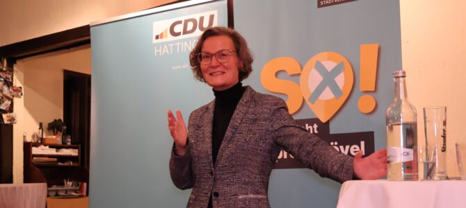 CDU Hattingen und Sprockhövel diskutieren mit lokalen Einzelhändlern und Ministerin Ina Scharrenbach MdL über die Zukunft unserer Innenstädte