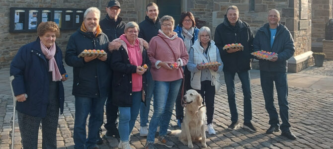 Ostereierverteilung 2025 in Niederwenigern